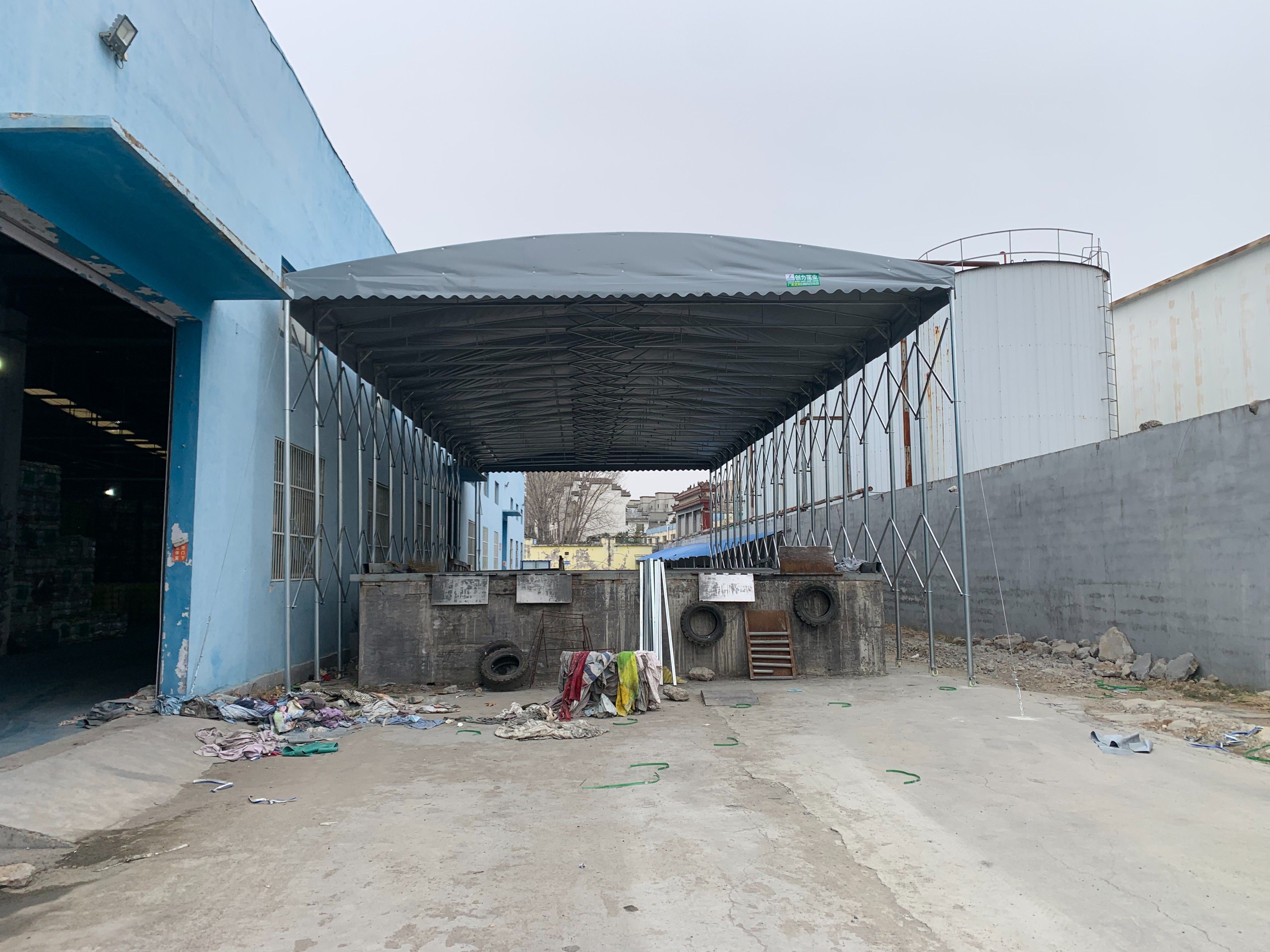 内蒙古自治区工厂电动雨棚